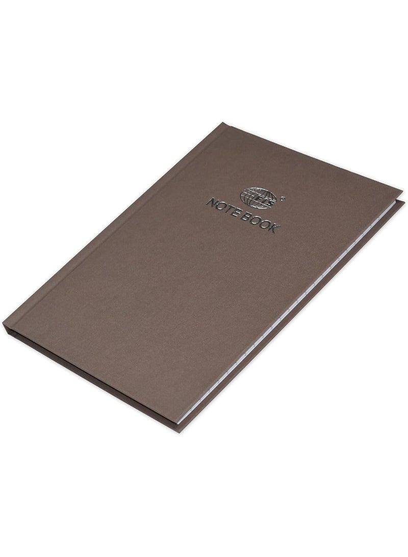FIS A5 2-Quire Hard Cover Single Ruled Notebook Brown Pack of 5 Pieces - Image 2